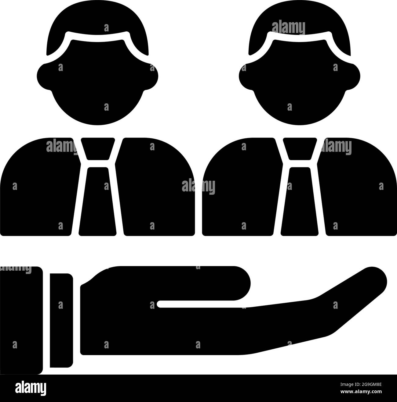 Support black glyph icon Stock Vector Image & Art - Alamy