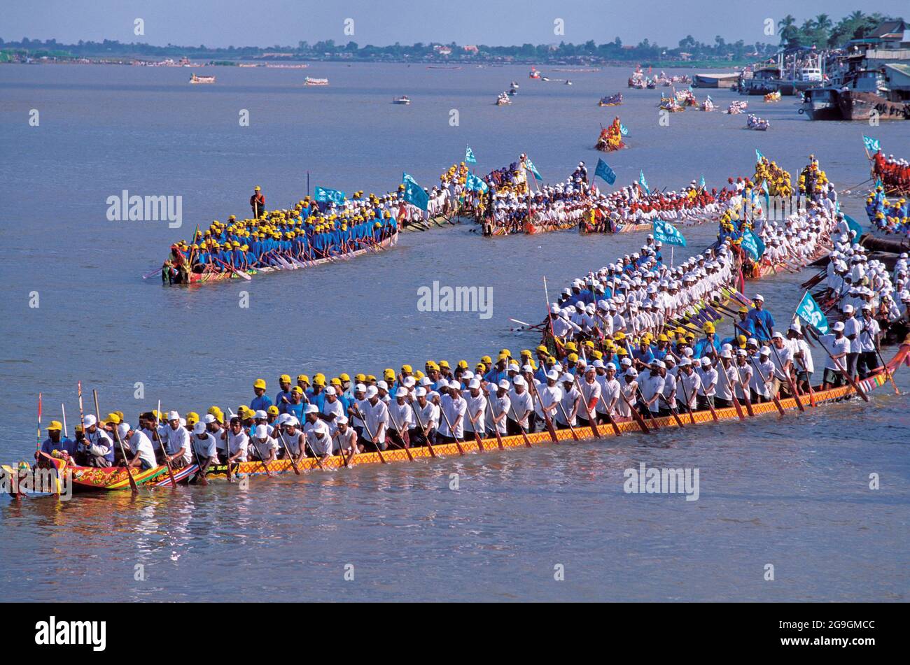 Water festival. Mekong and Tonle Sap river. Phnom Penh. Cambodia Stock Photo