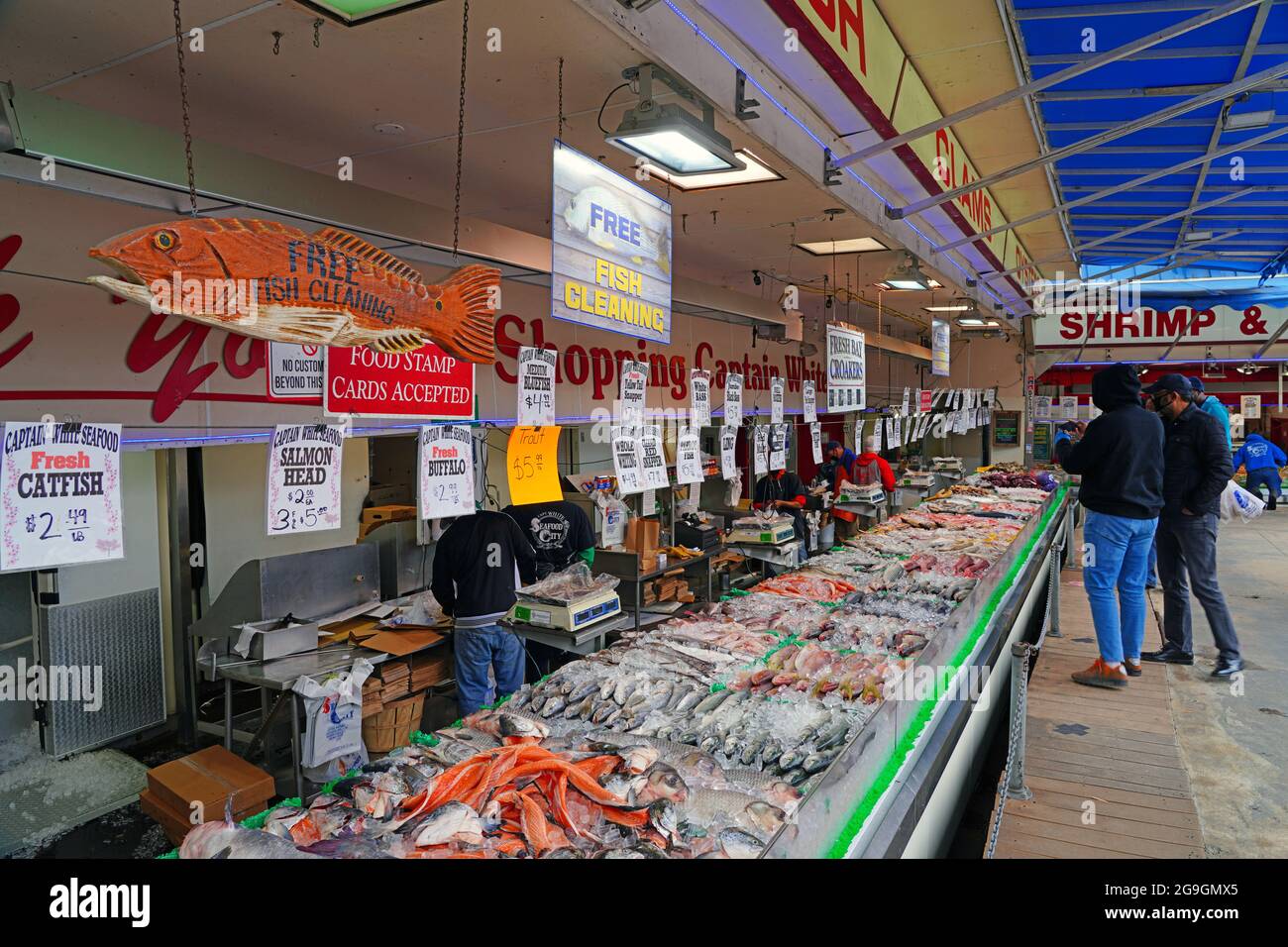 WASHINGTON, DC 1 APR 2021 View of the Municipal Fish Market at The