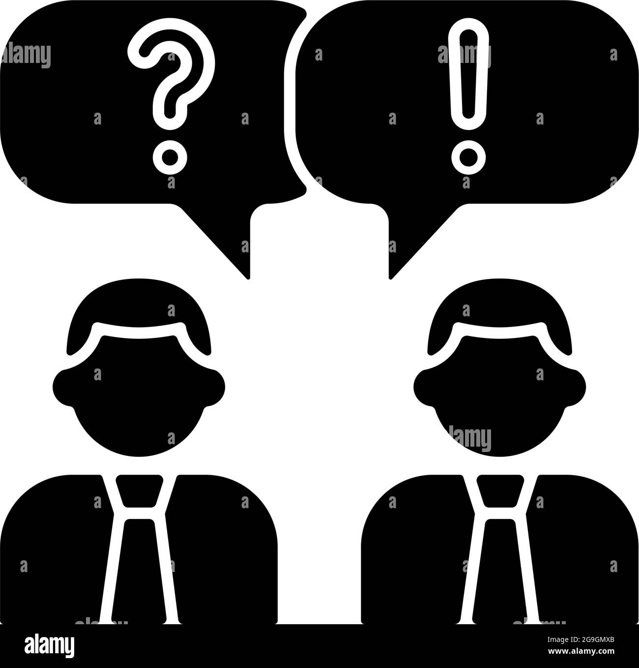 Communication black glyph icon Stock Vector Image & Art - Alamy