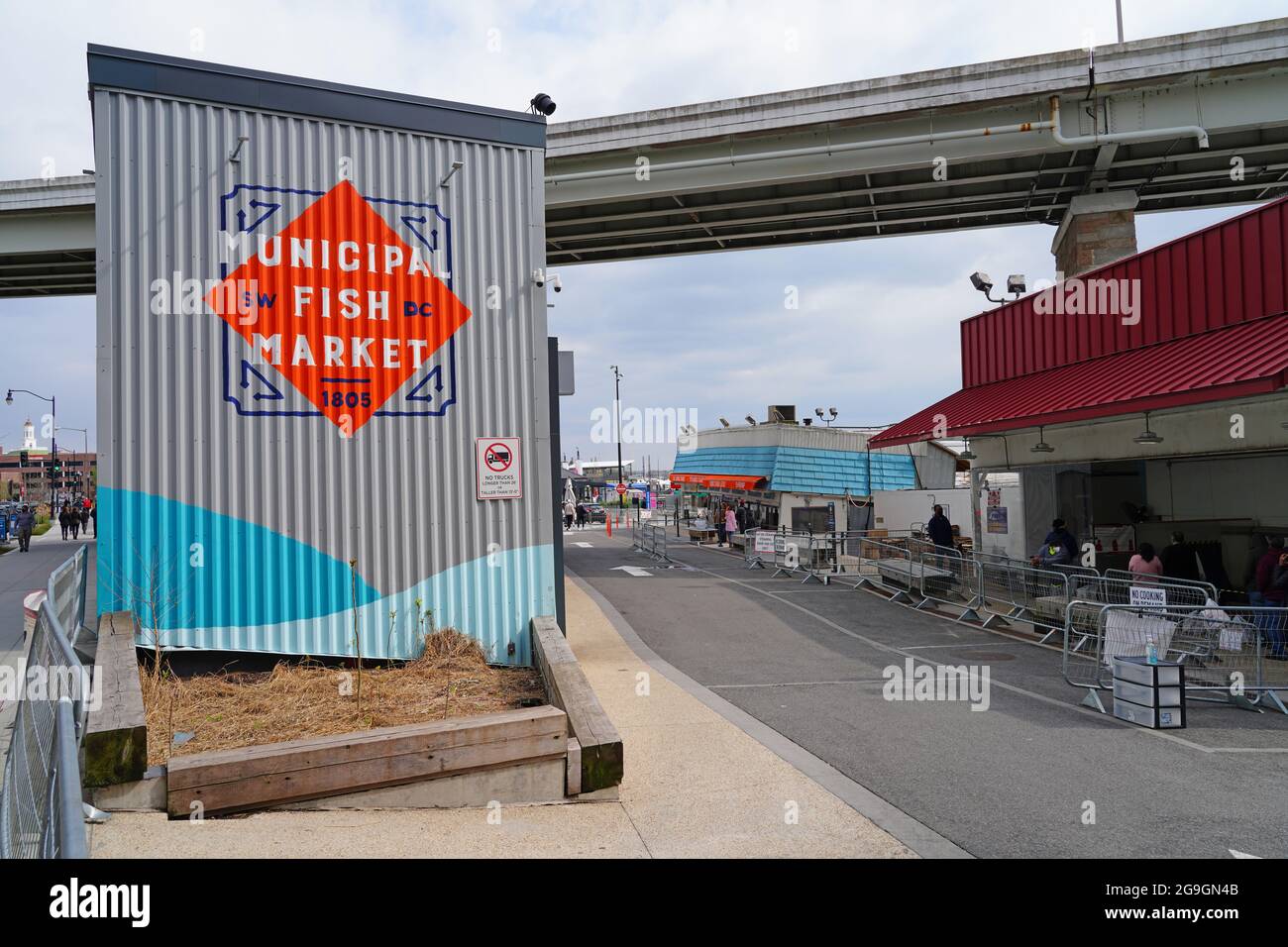 WASHINGTON, DC 1 APR 2021 View of the Municipal Fish Market at The