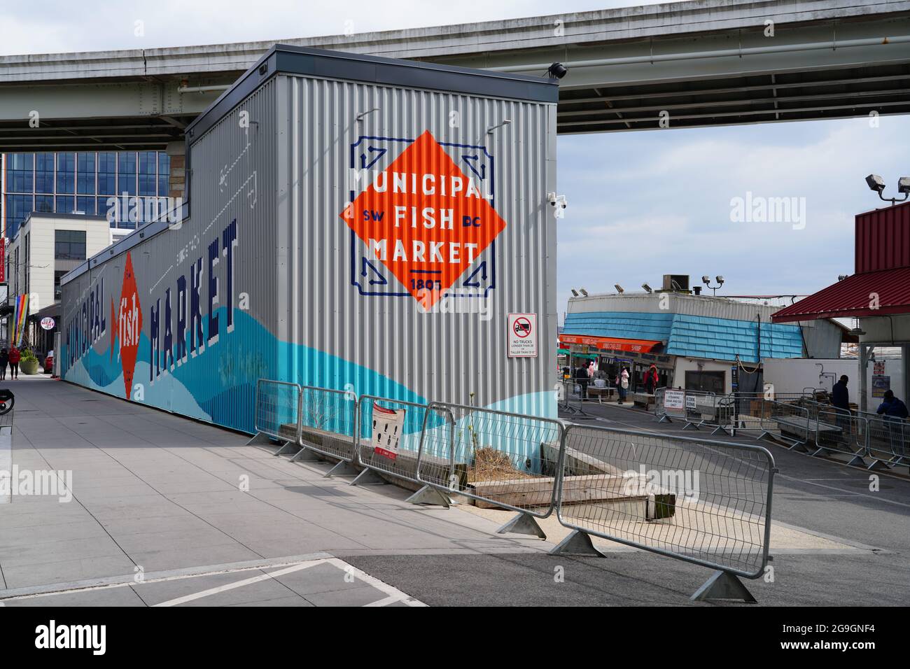WASHINGTON, DC 1 APR 2021 View of the Municipal Fish Market at The