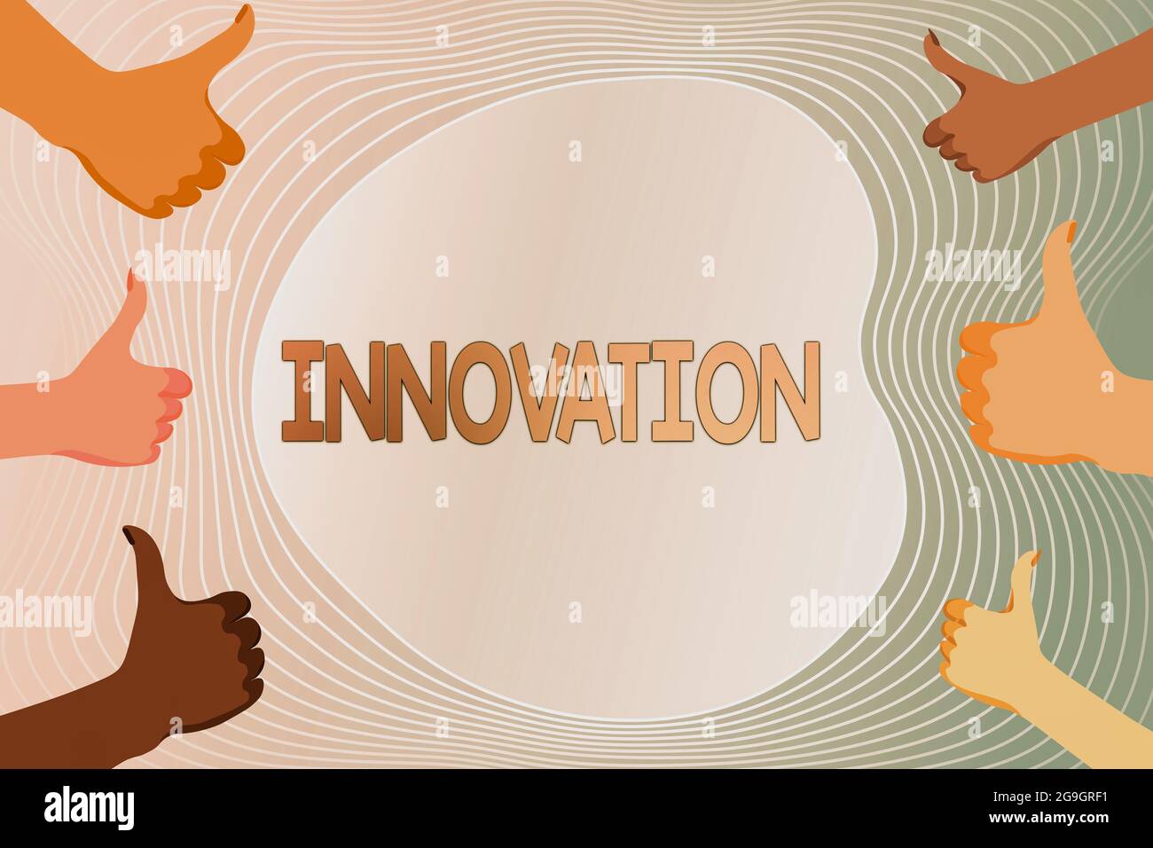 Text showing inspiration Innovation. Business concept new idea creative ...