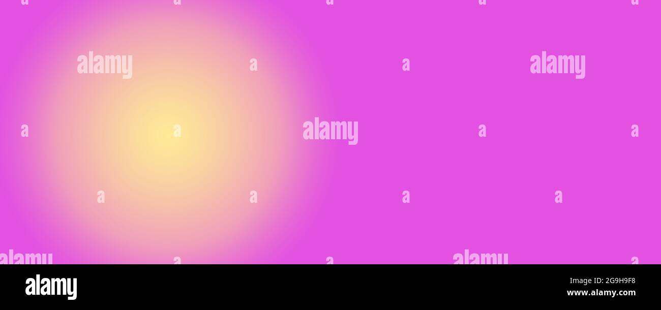 Gradient yellow color on pink abstract background. space banner backdrop Stock Photo