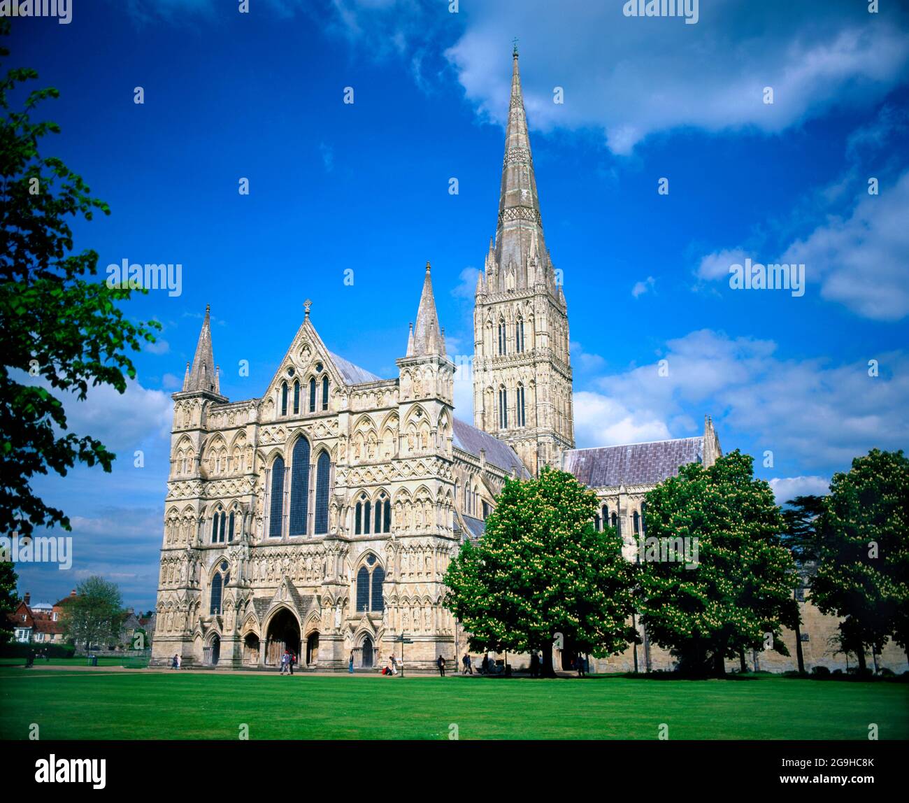 Salisbury Cathedral, Salisbury, Wiltshire. Stock Photo