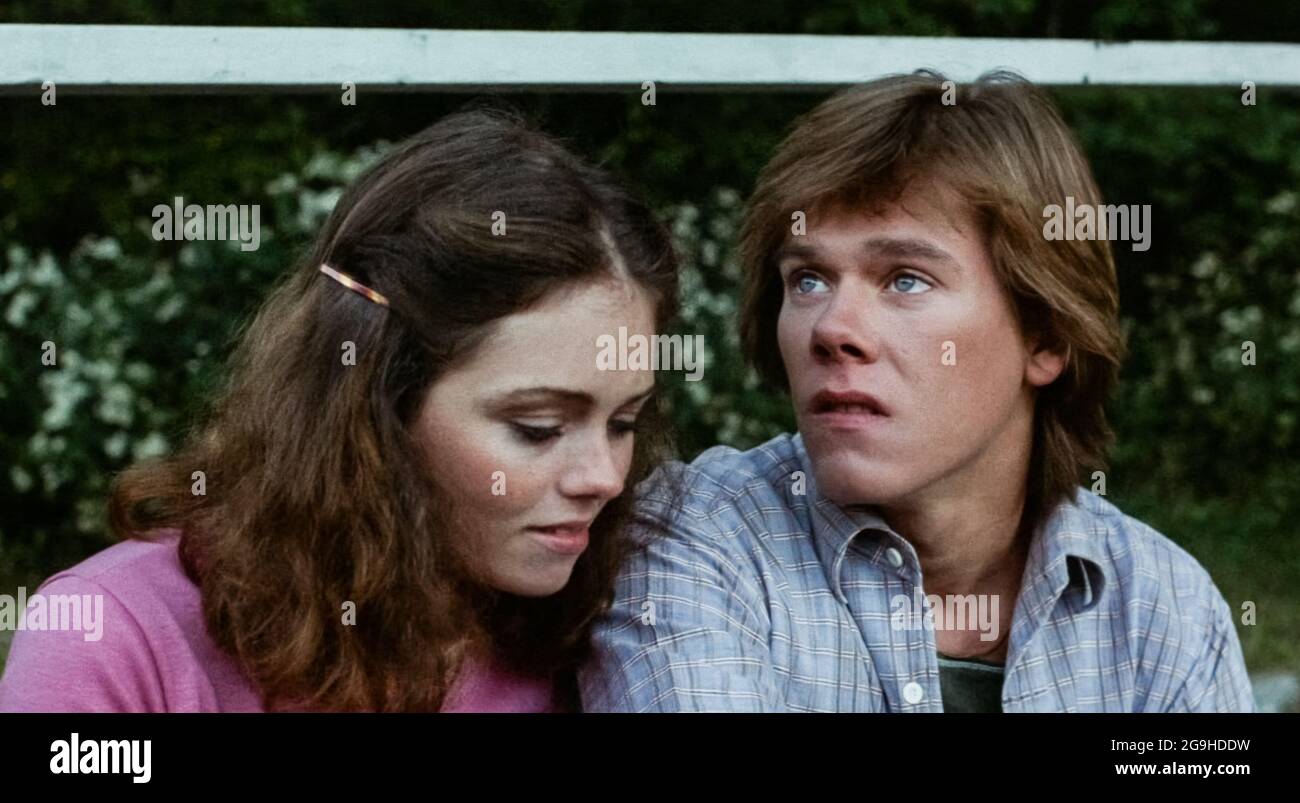 USA. Kevin Bacon and Jeannine Taylor in a scene from the (C)Paramount Pictures movie Friday the