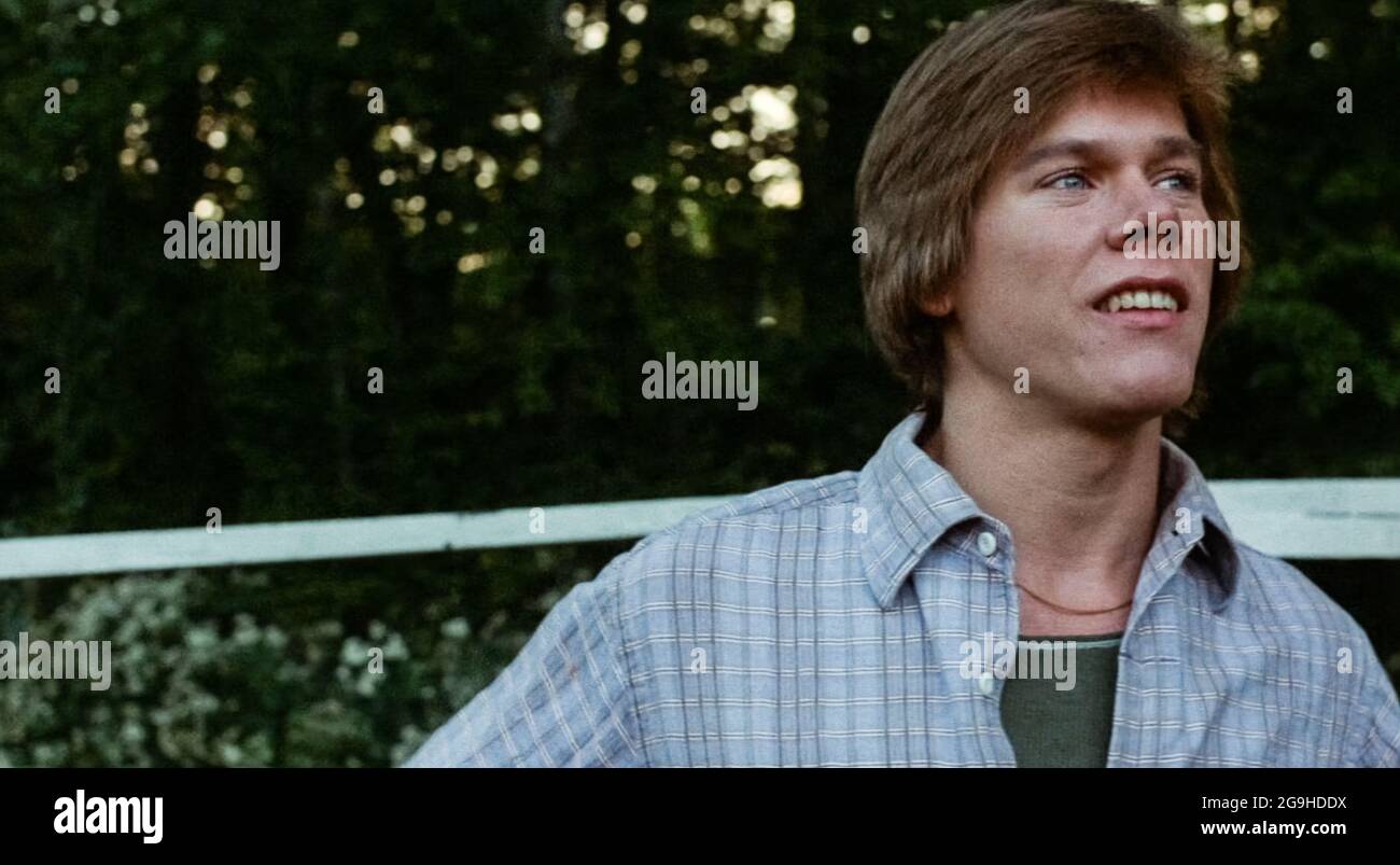 USA. Kevin Bacon in a scene from the (C)Paramount Pictures movie Friday the 13th (1980) . Plot