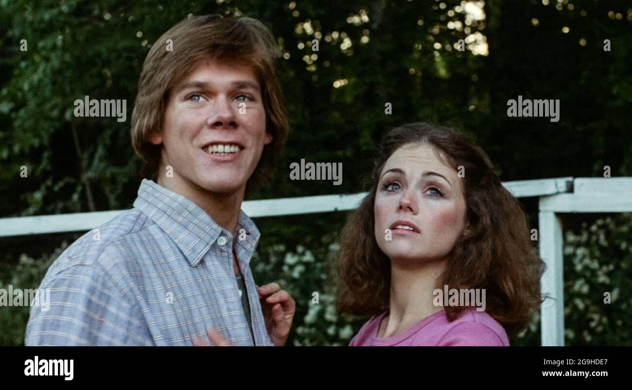 USA. Kevin Bacon and Jeannine Taylor in a scene from the (C)Paramount Pictures movie Friday the