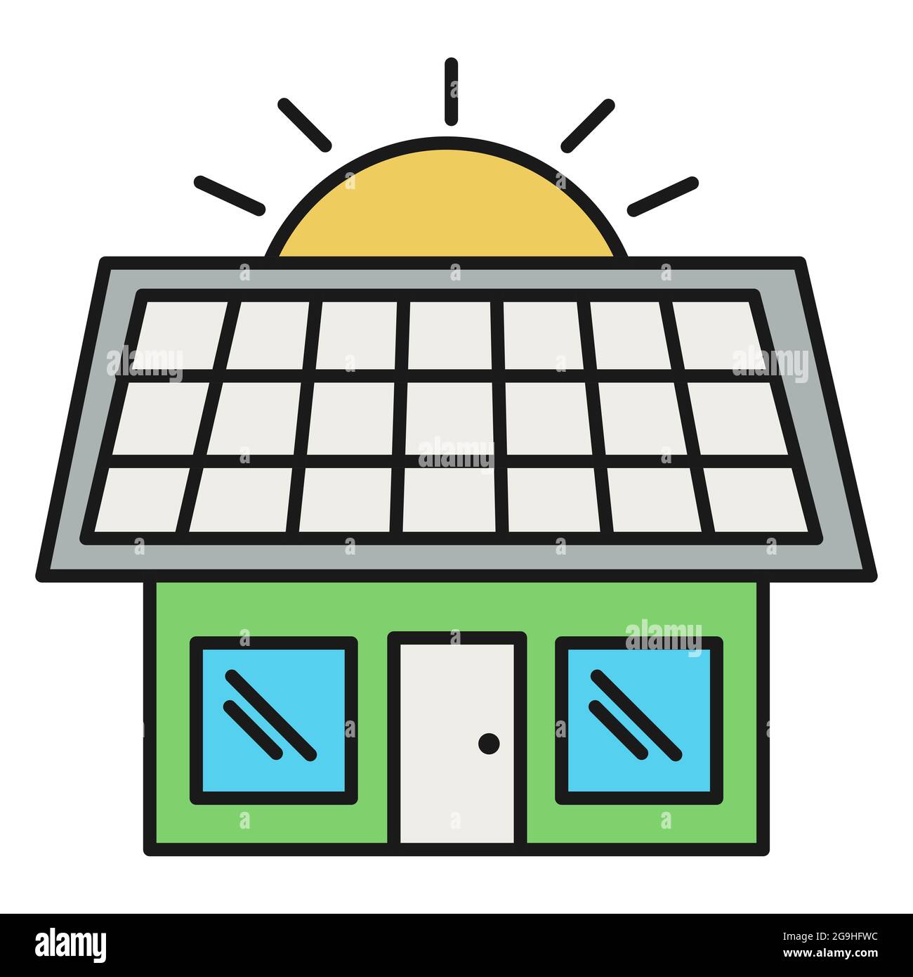 Solar Energy Examples Drawing