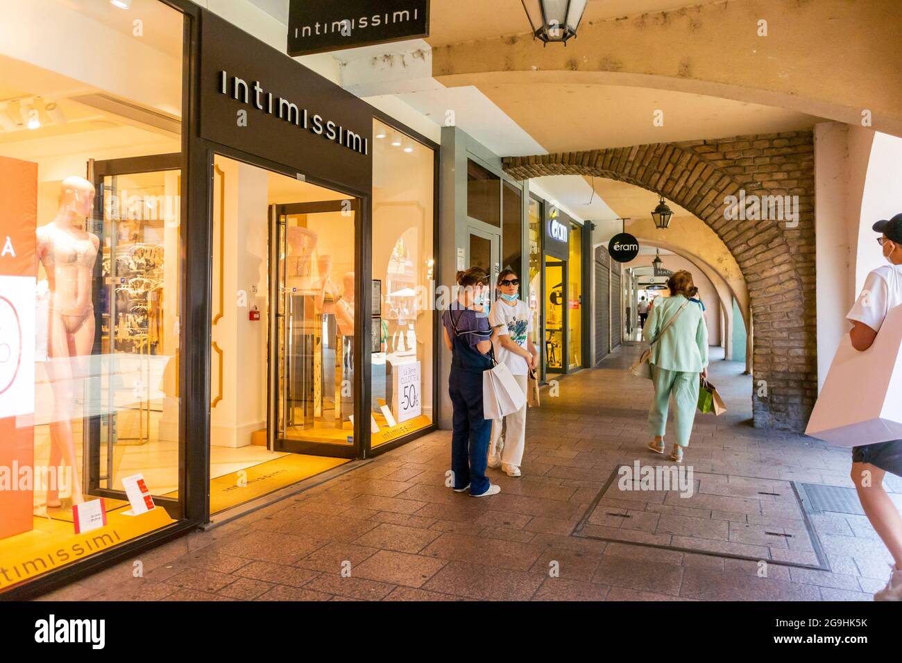 Strasbourg, France, Women shopping, Street Scenes, Old City, Historic