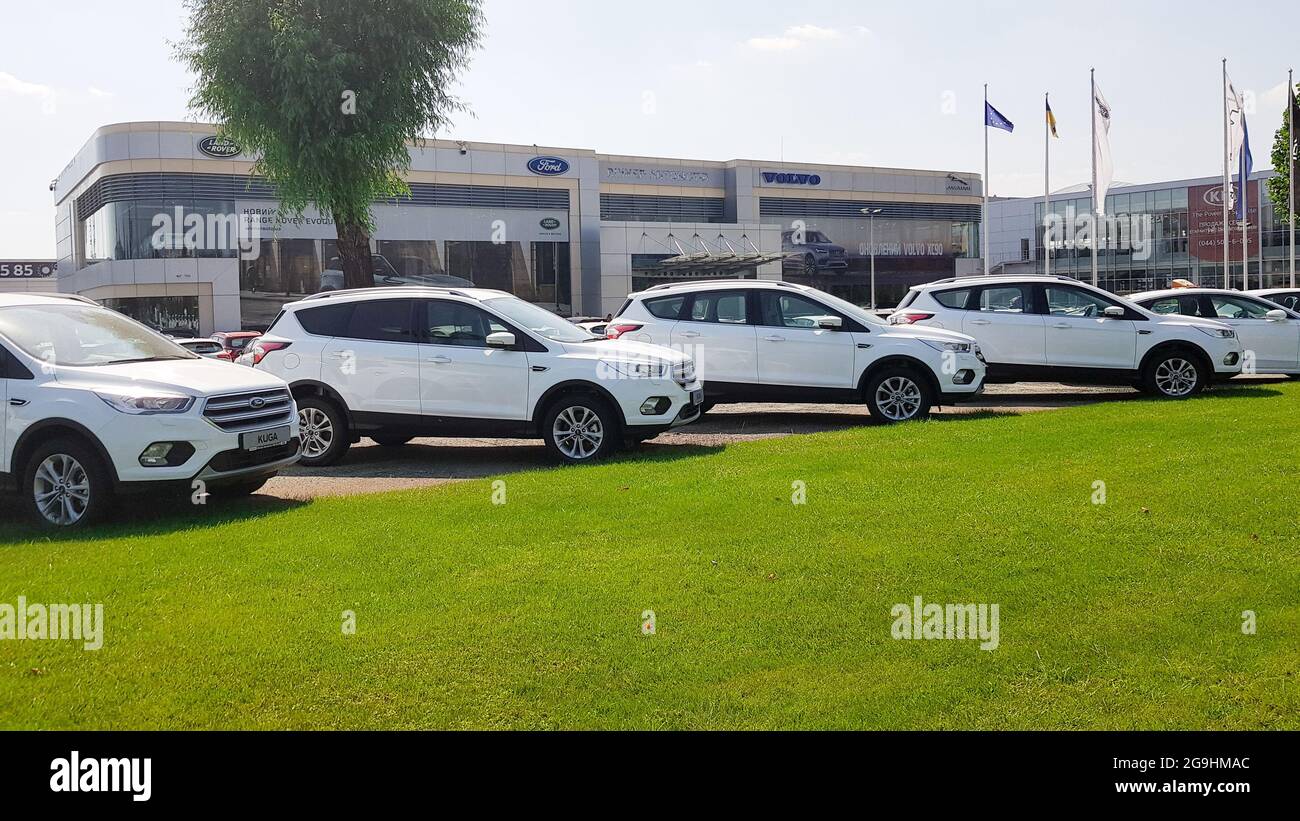 Ukraine, Kiev August 18, 2019 Ford, a car sales center. Car