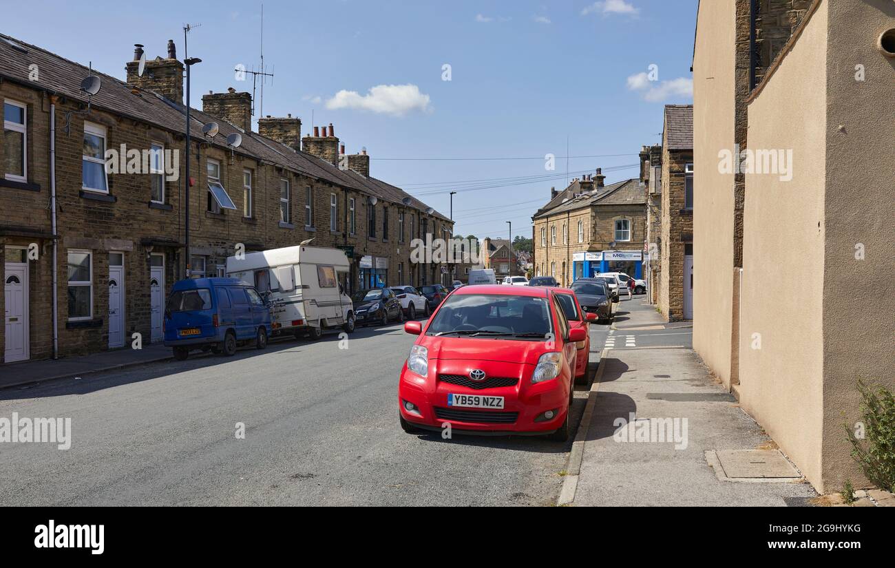 Parked cars on Sackville Street Stock Photo Alamy