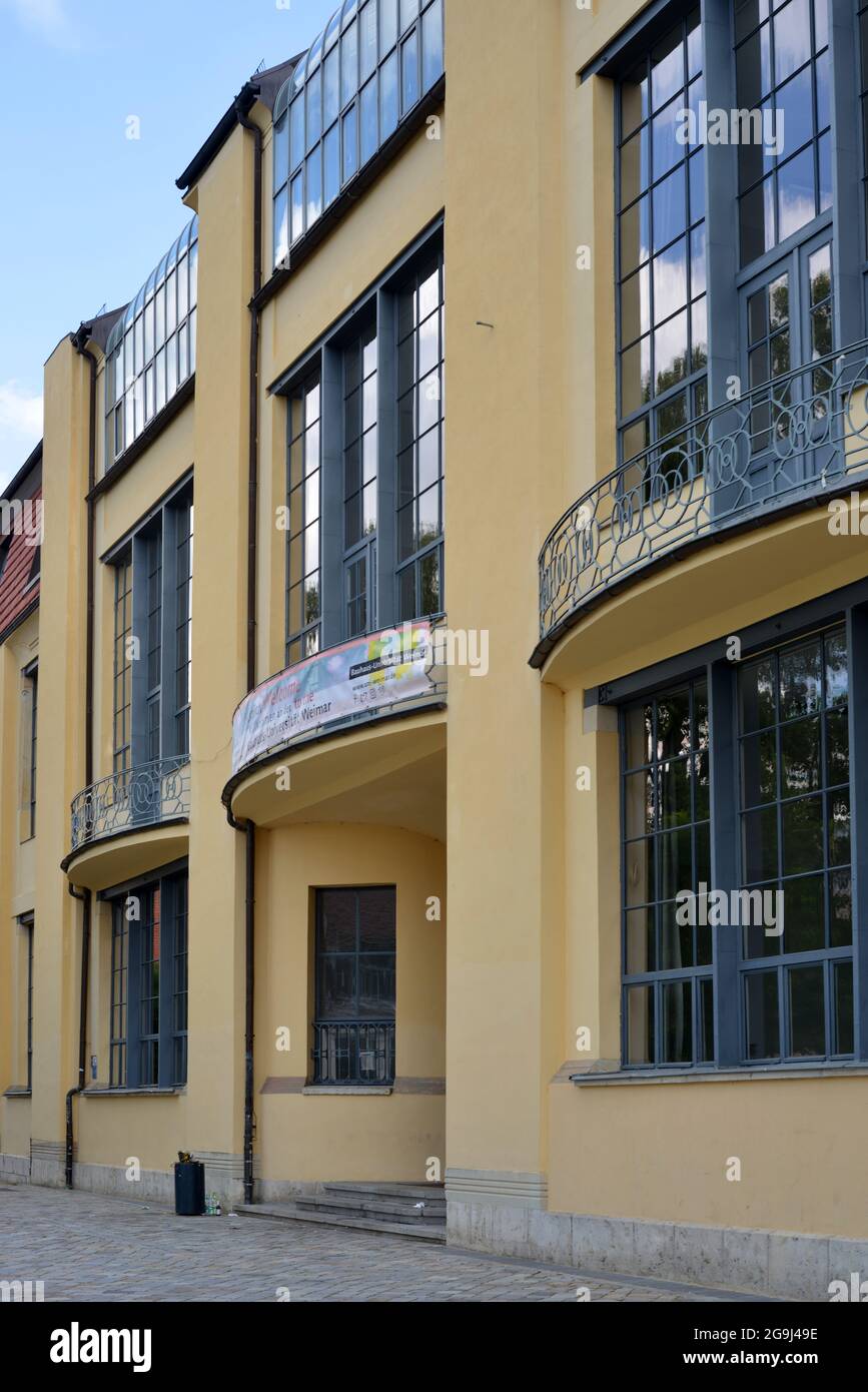 Weimar, Germany, the Bauhaus University main building Stock Photo Alamy