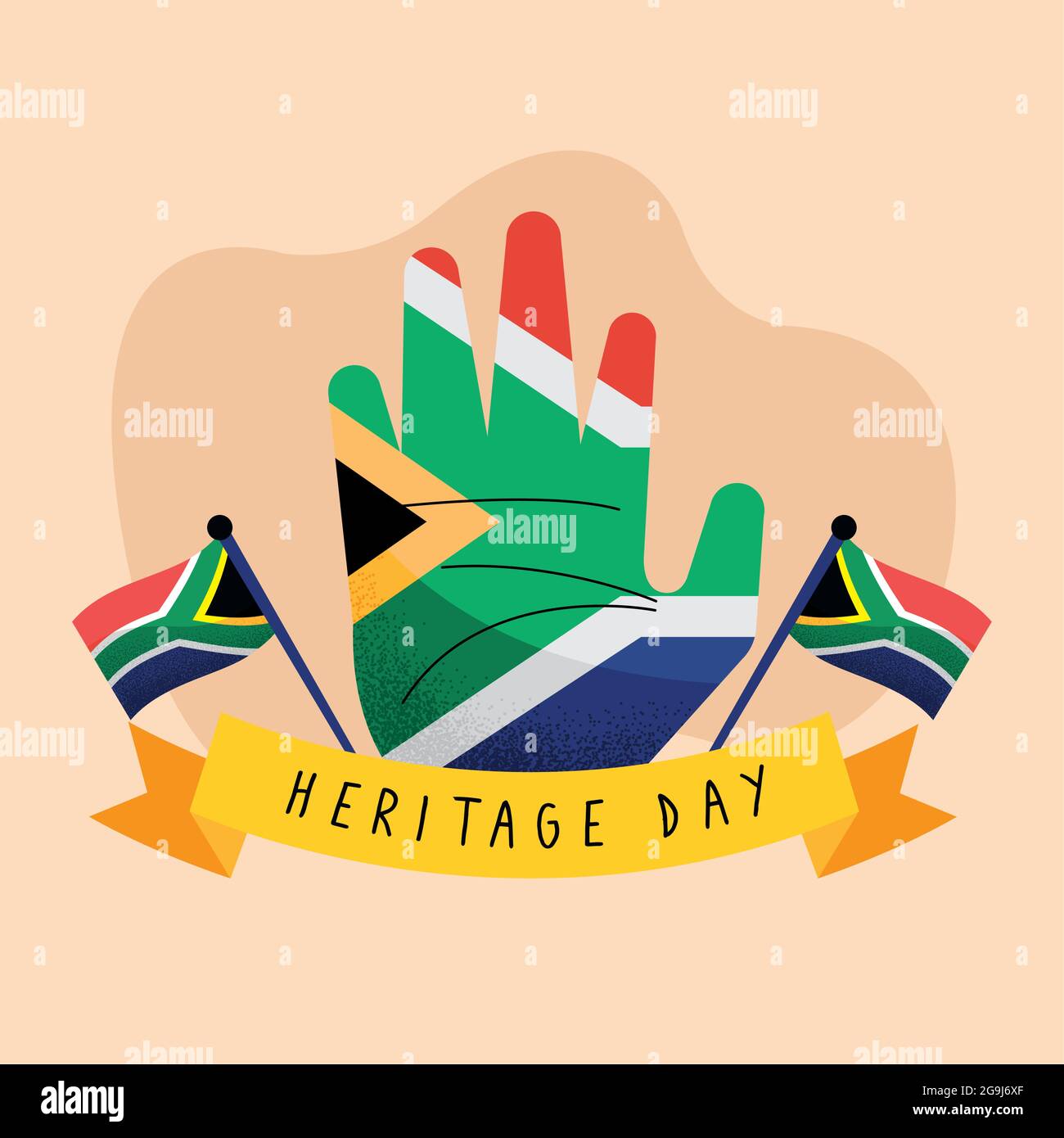 heritage day postcard with hand painted Stock Vector Image & Art Alamy