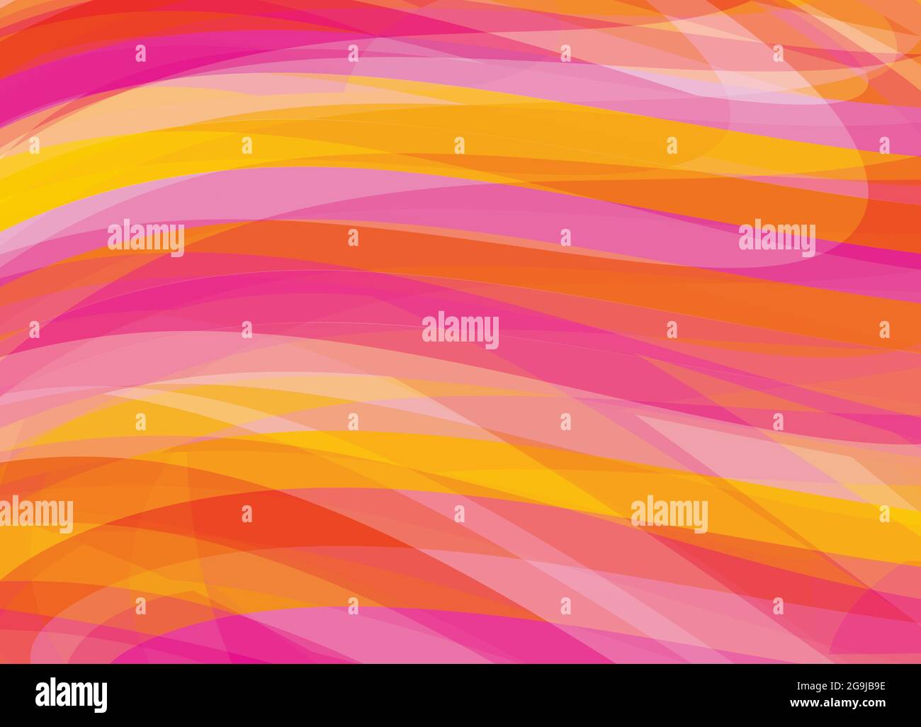 Abstract background with red, violet and yellow chaotic stripes. Artistic vector graphic pattern. CMYK colors Stock Vector