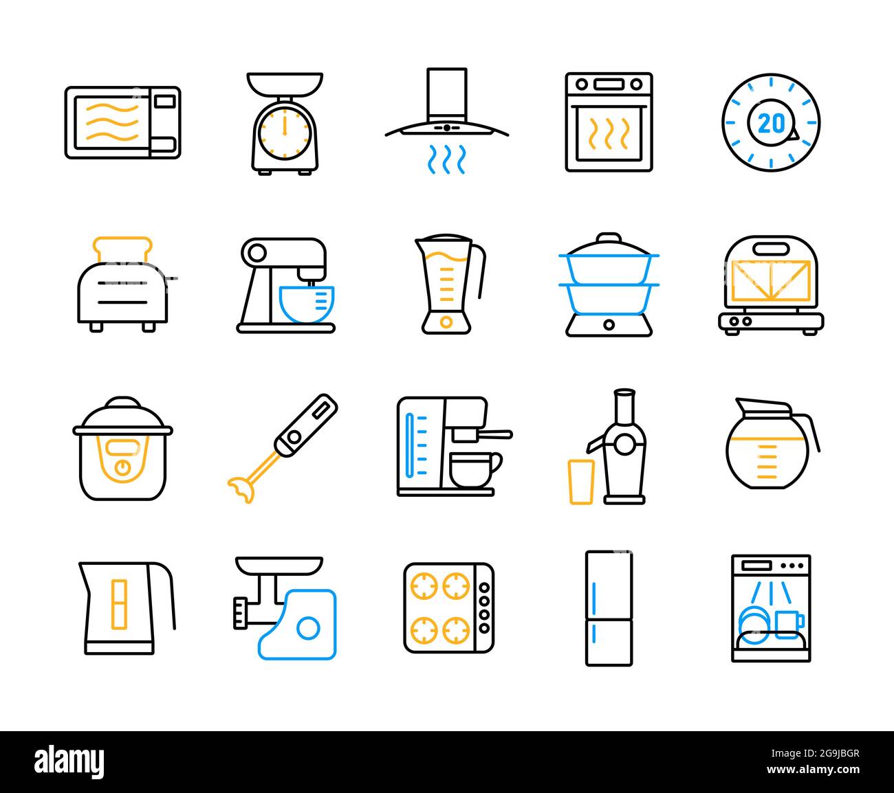 Double boiler vector icon. Kitchen appliance. Graph symbol for