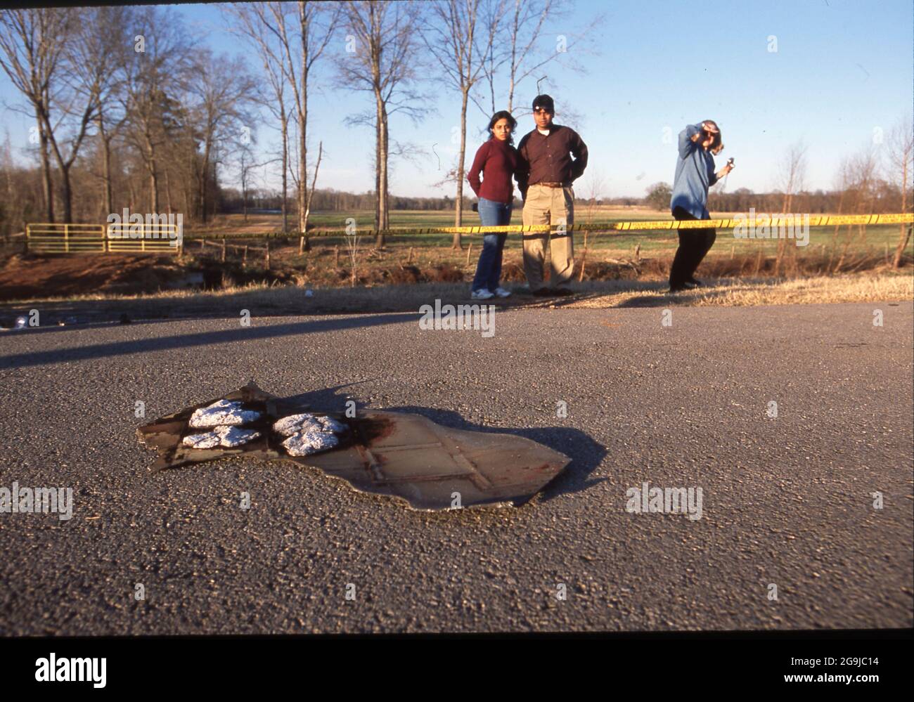 Texas Accidents & Disasters ©2003 Pieces of the Columbia Space Shuttle