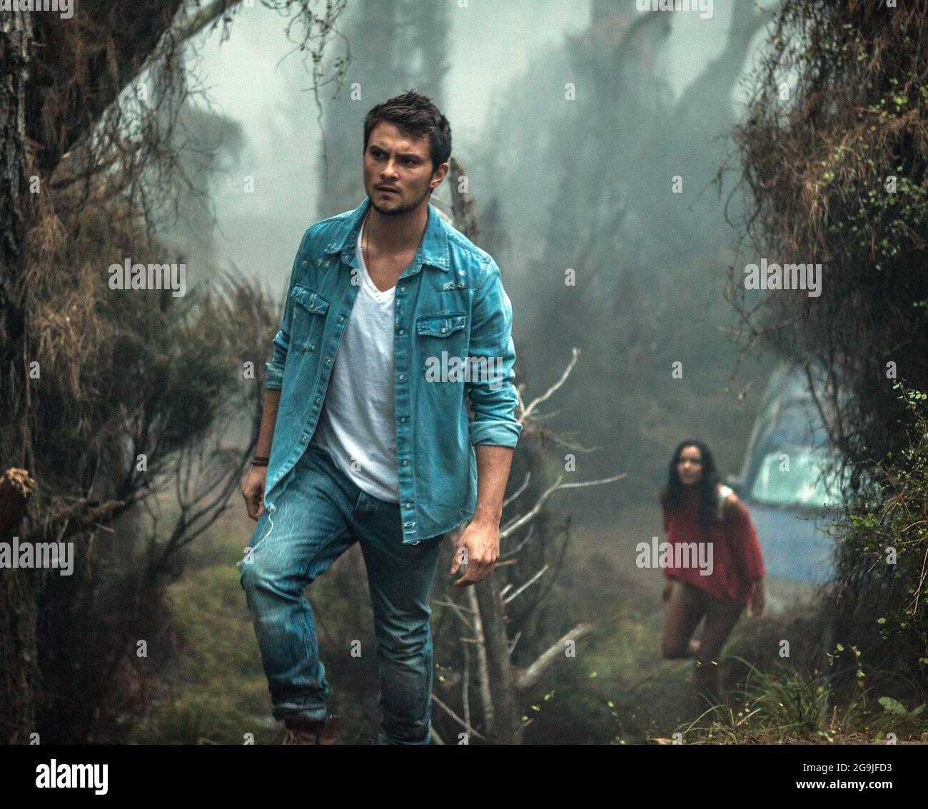Los Angeles.CA.USA. Shiloh Fernandez as David, and Jessica Lucas as Olivia in the ©Sony Pictures