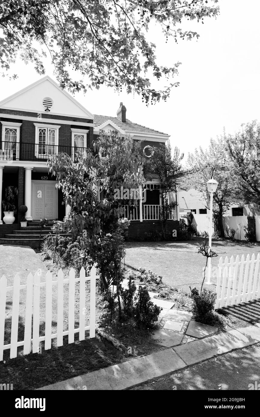 JOHANNESBURG, SOUTH AFRICA Jan 06, 2021 Upmarket wealthy suburban