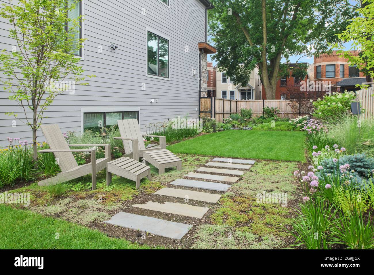 Residential - Exterior Space Stock Photo - Alamy