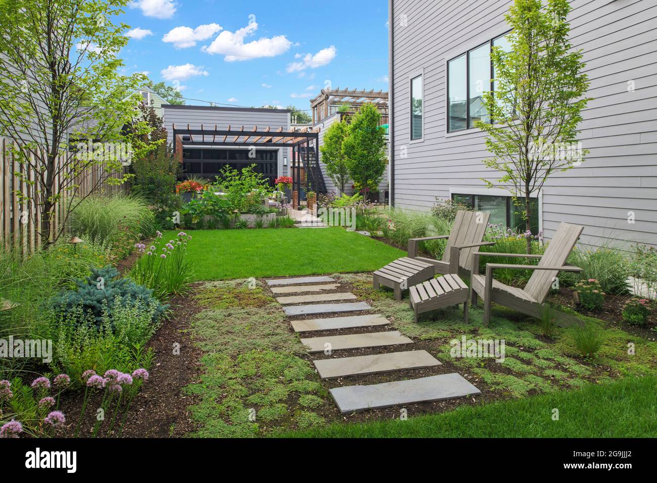 Residential - Exterior Space Stock Photo - Alamy