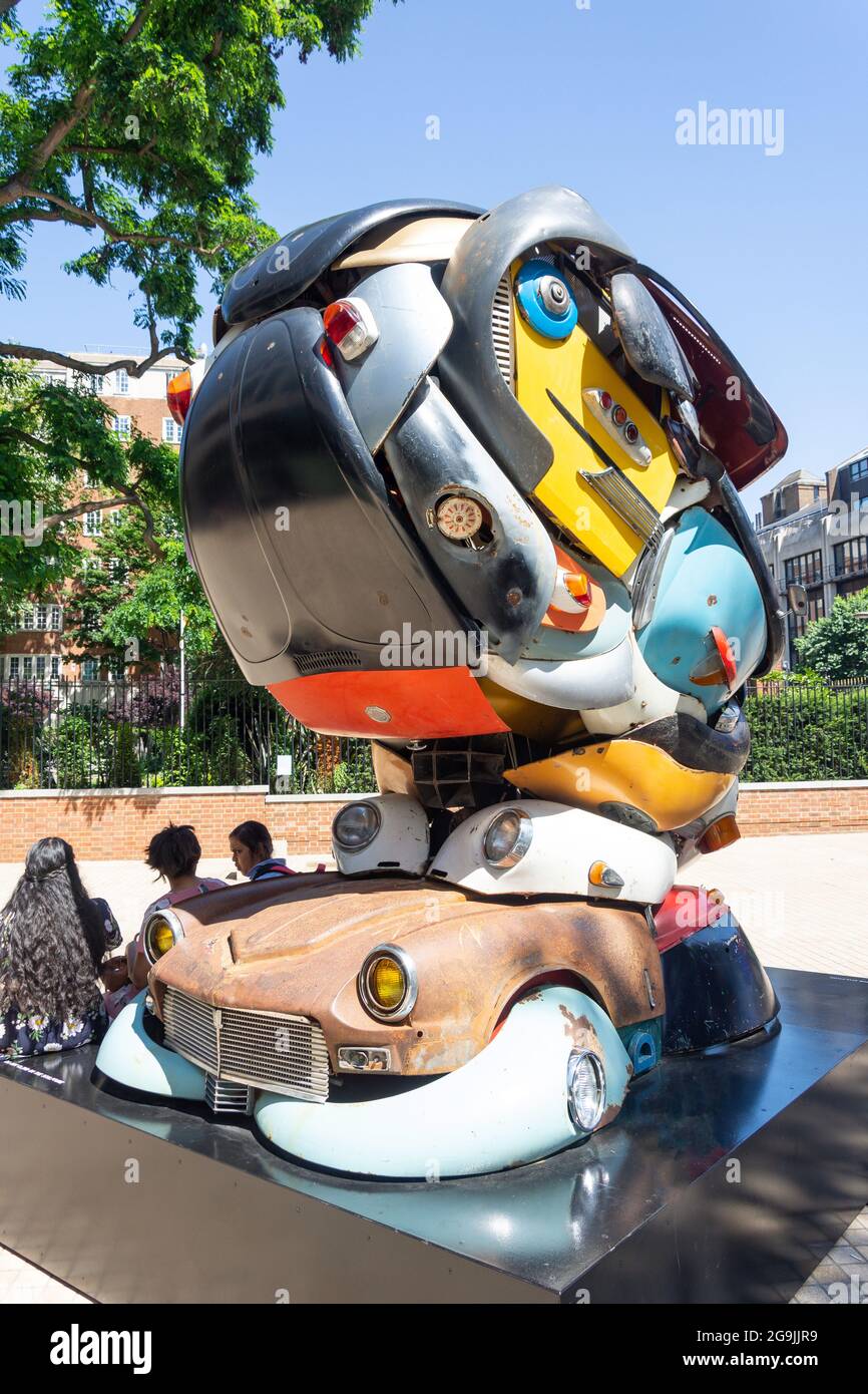 Car sculpture high street exterior entrance museums the design m hires stock photography and