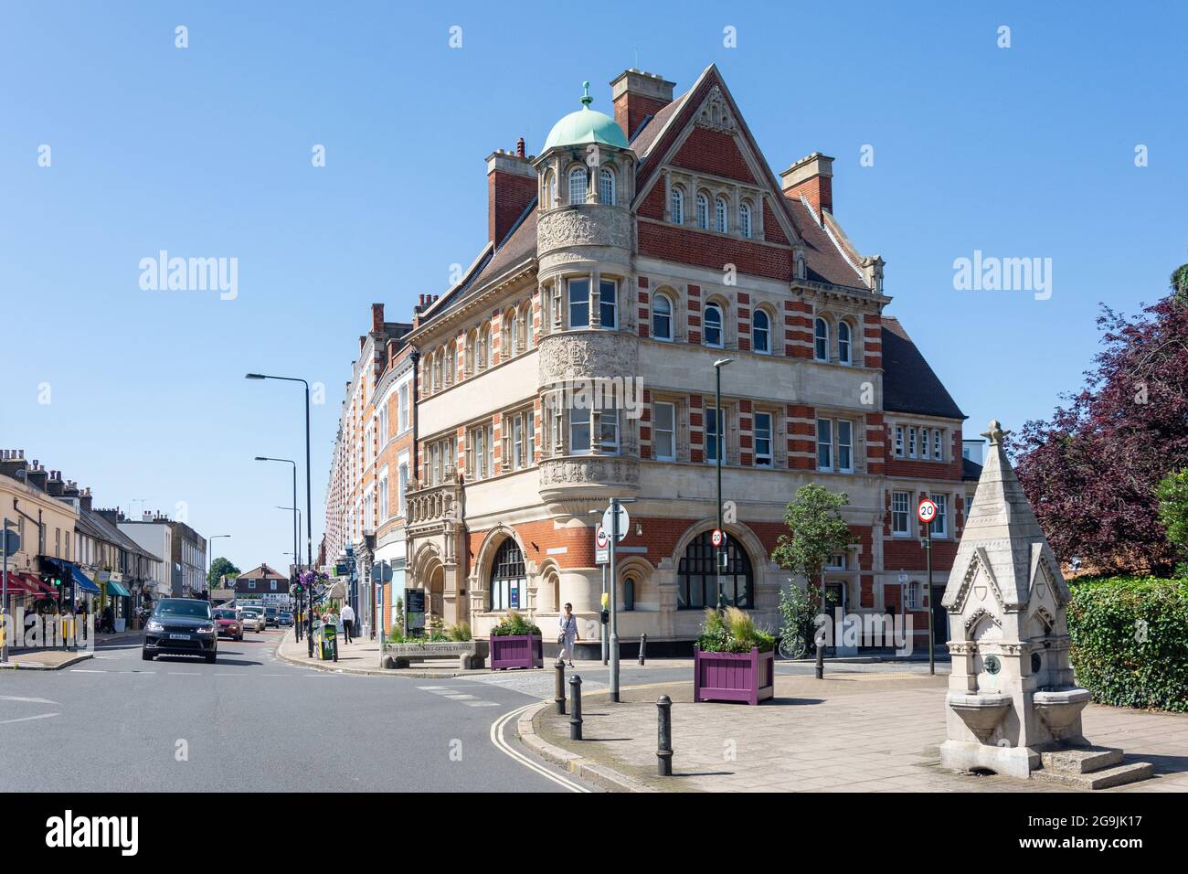 Wimbledon Village, High street, Wimbledon, London Borough of Merton