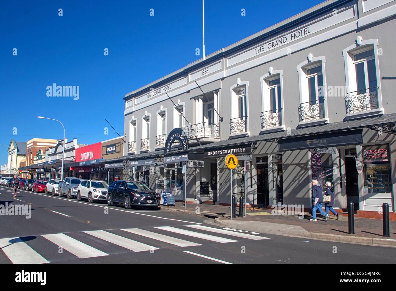 The main street of Bowral Stock Photo Alamy