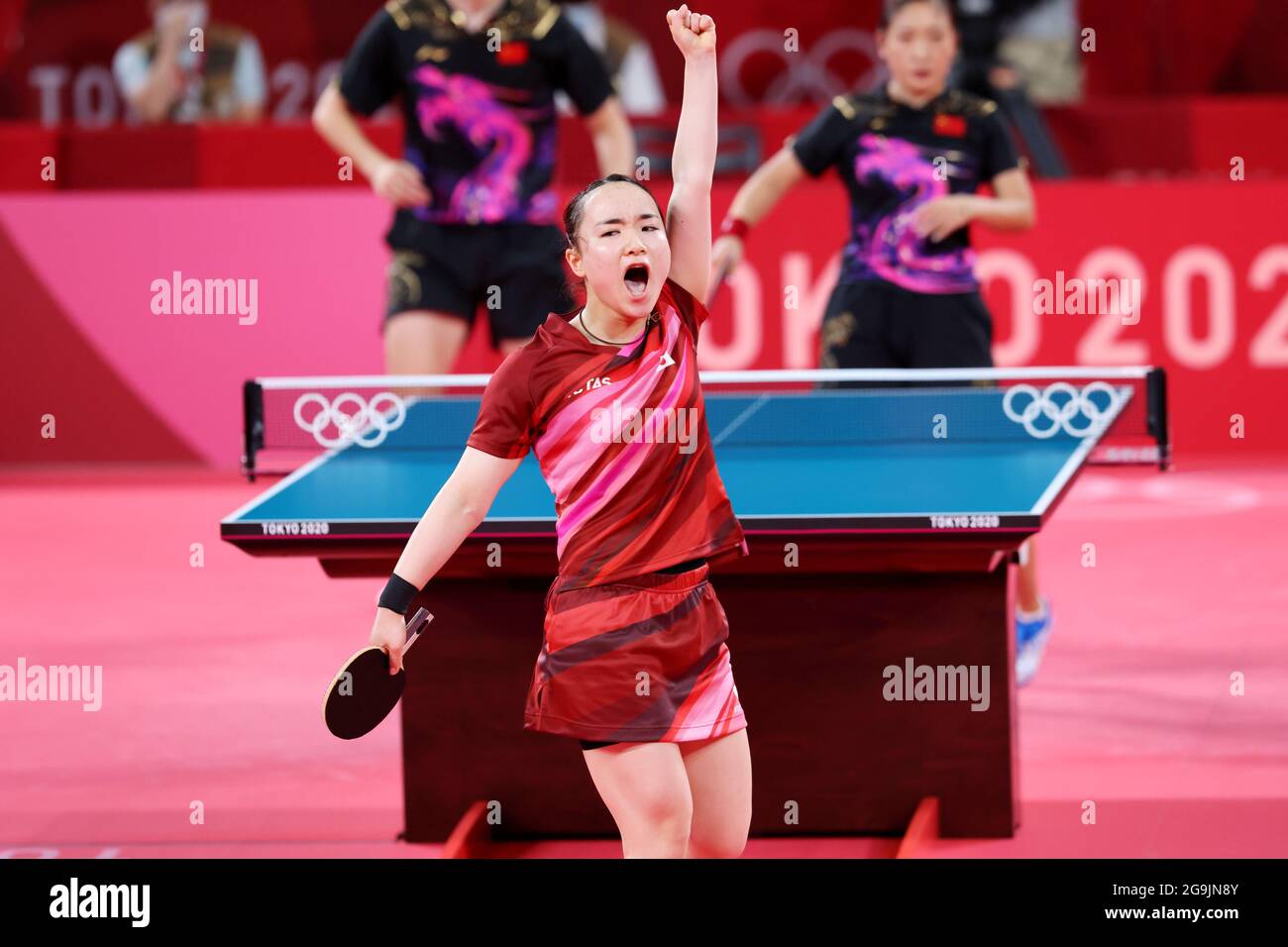 Tokyo, Japan. 26th July, 2021. Mima Ito (JPN) Table Tennis Mixed