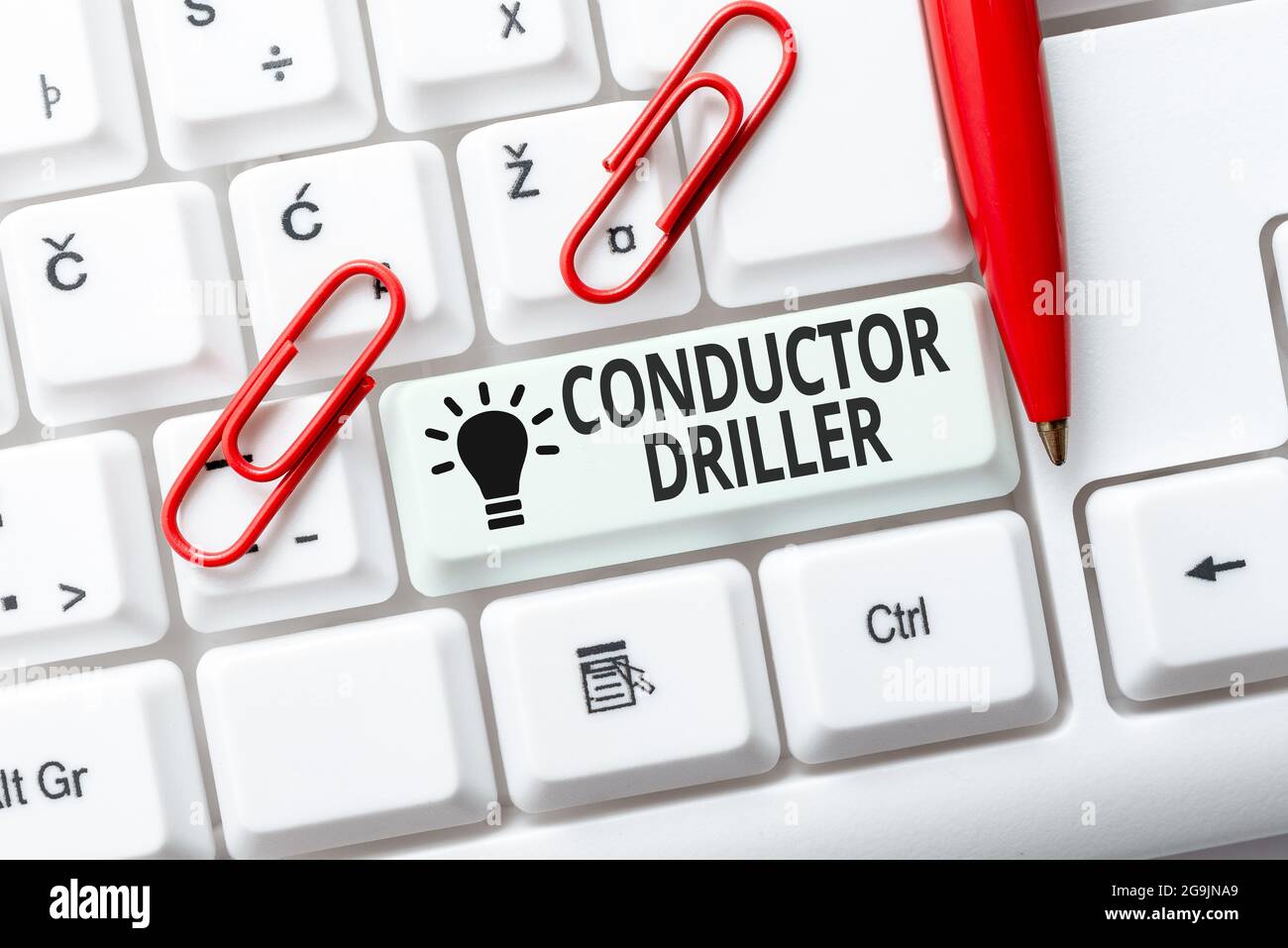 Conceptual Display Conductor Driller Word For Means Of Conveying The 