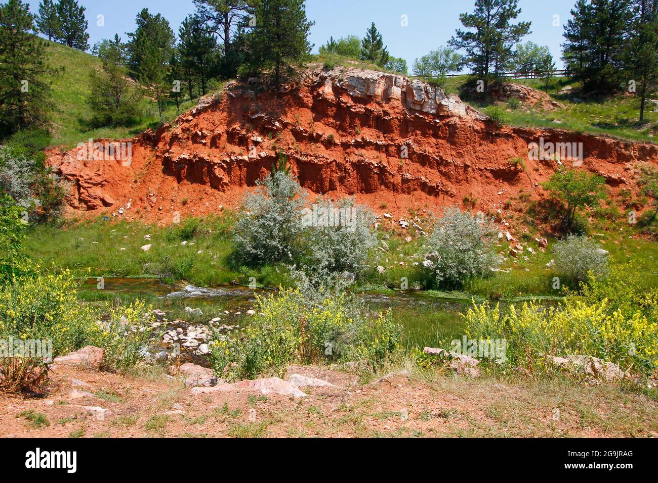 Fall River, Hot Springs, South Dakota Stock Photo Alamy