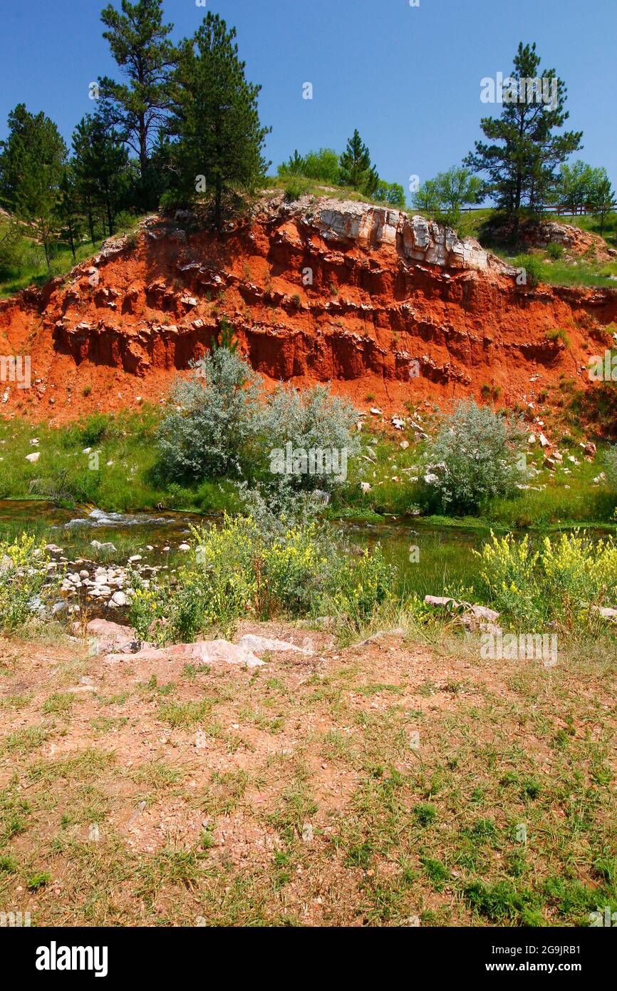 Fall River, Hot Springs, South Dakota Stock Photo Alamy
