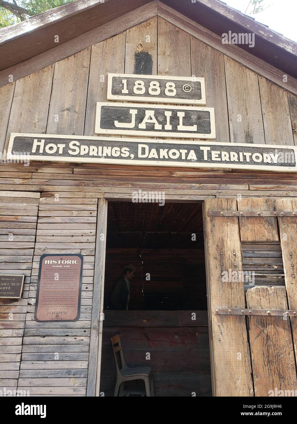 Historic Jail, Hot Springs, South Dakota Stock Photo Alamy
