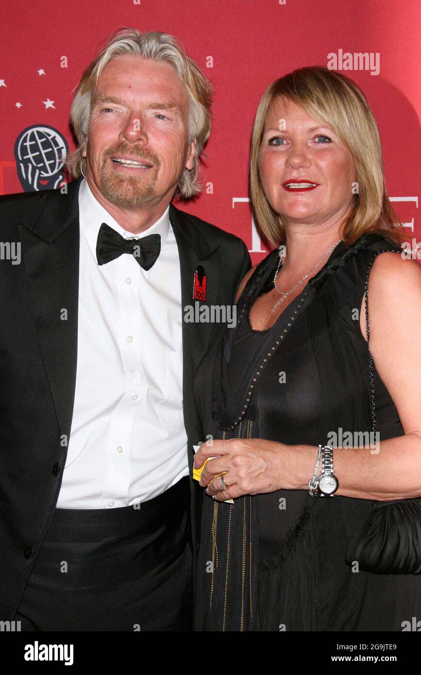 Richard Branson and wife Joan Templeman attend TIME 100 Gala to