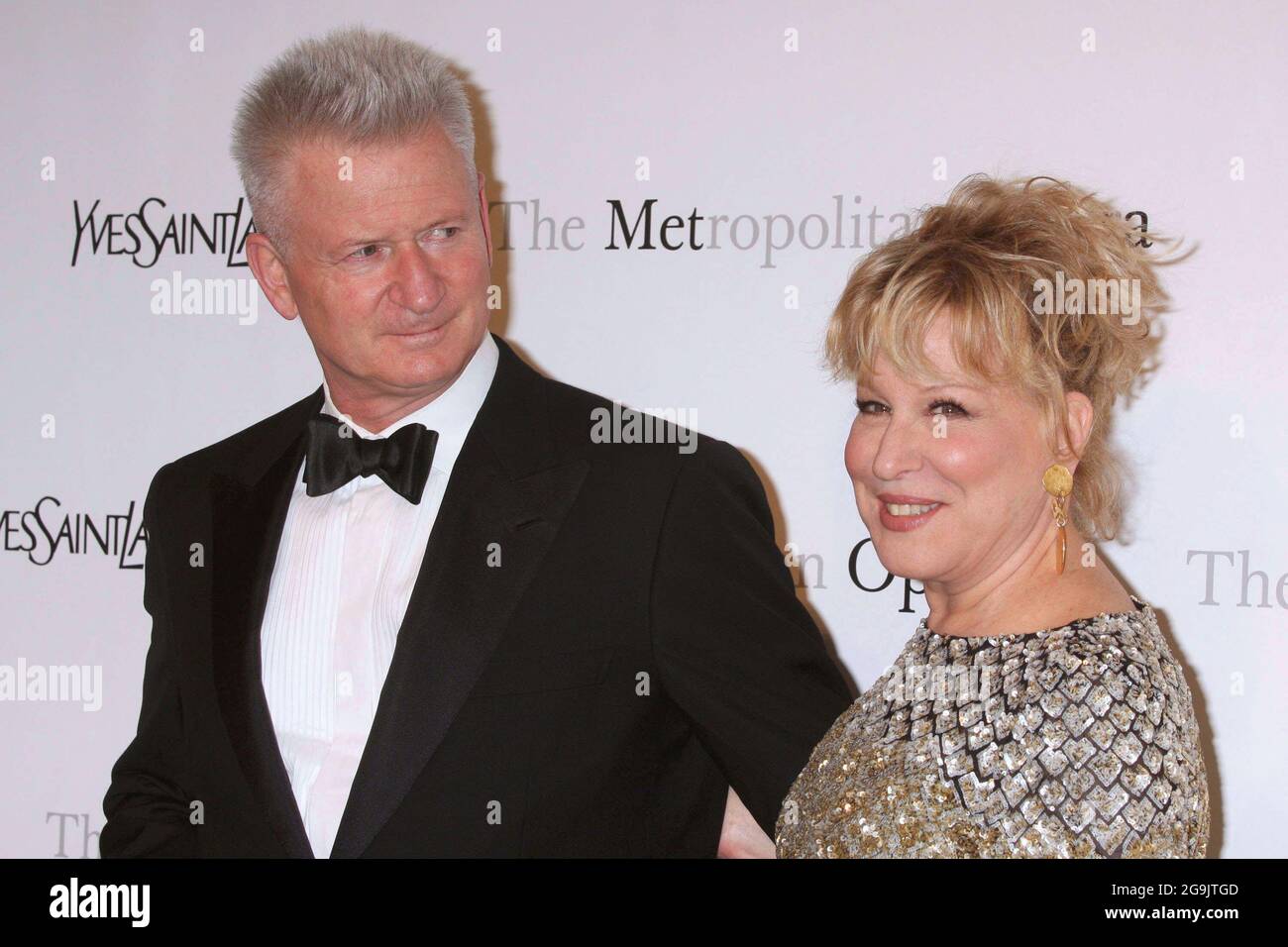 Martin von Haselberg and Bette Midler attend The Metropolitan Opera's