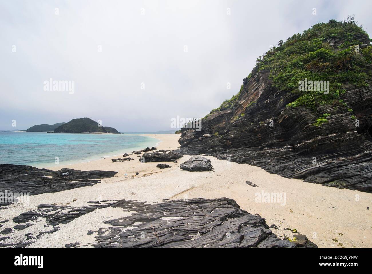 Furuzamami Beach, Zamami island, Kerama islands, Okinawa, Japan Stock Photo