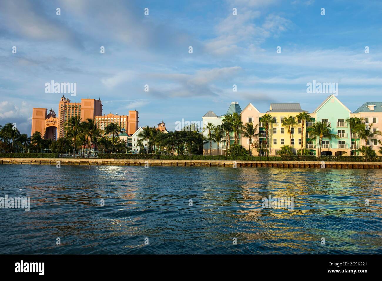 Hotel Atlantis on Paradise island, Nassau, New Providence, Bahamas, Caribbean Stock Photo