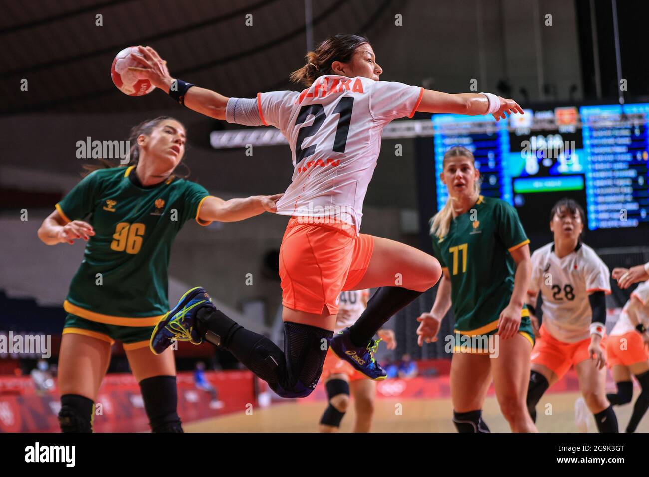 Tokyo, Japan. 27th July, 2021. Ayaka Ikehara (JPN) Handball : Women's ...
