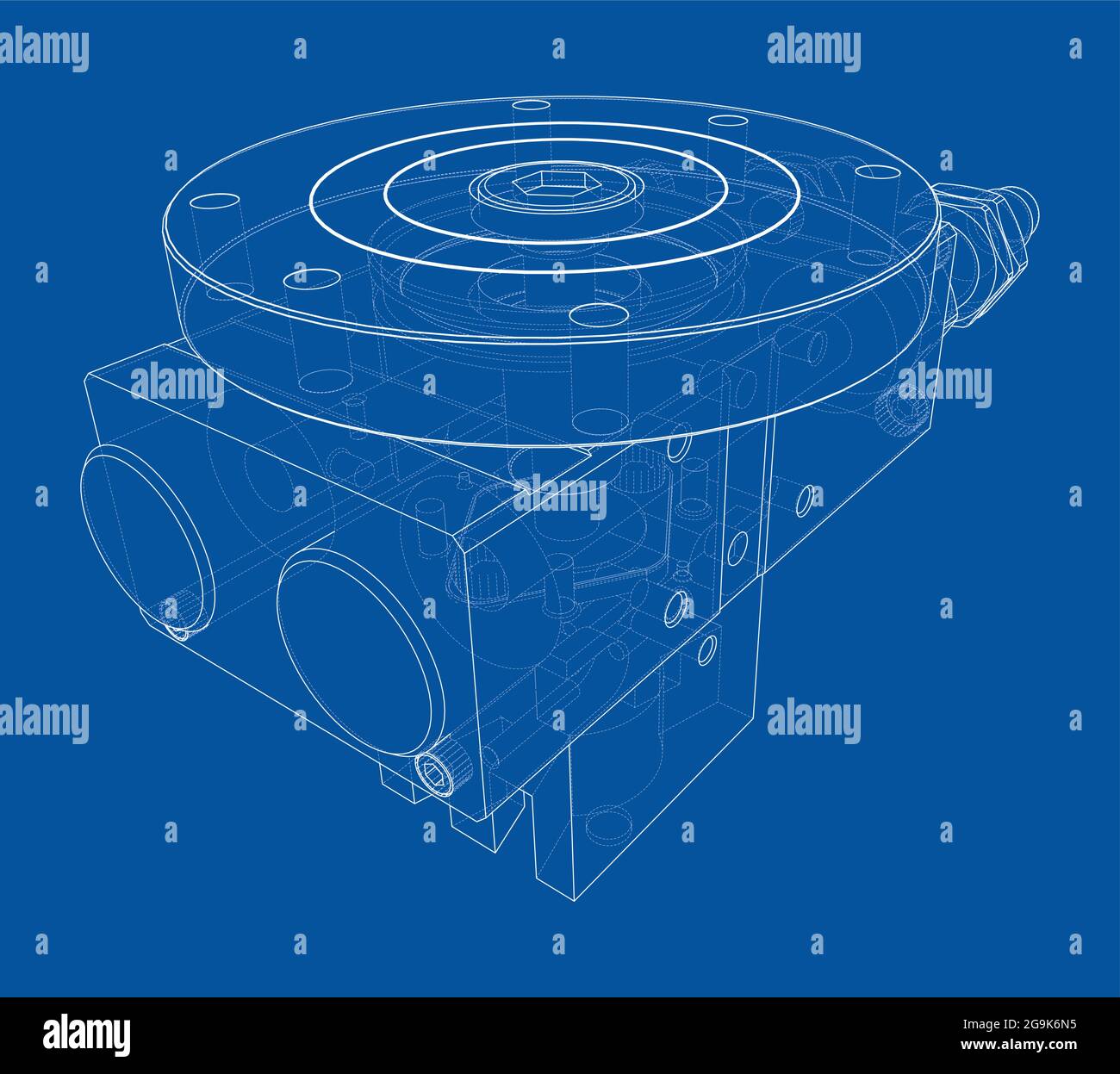 Abstract industry object concept. Vector Stock Vector Image & Art - Alamy
