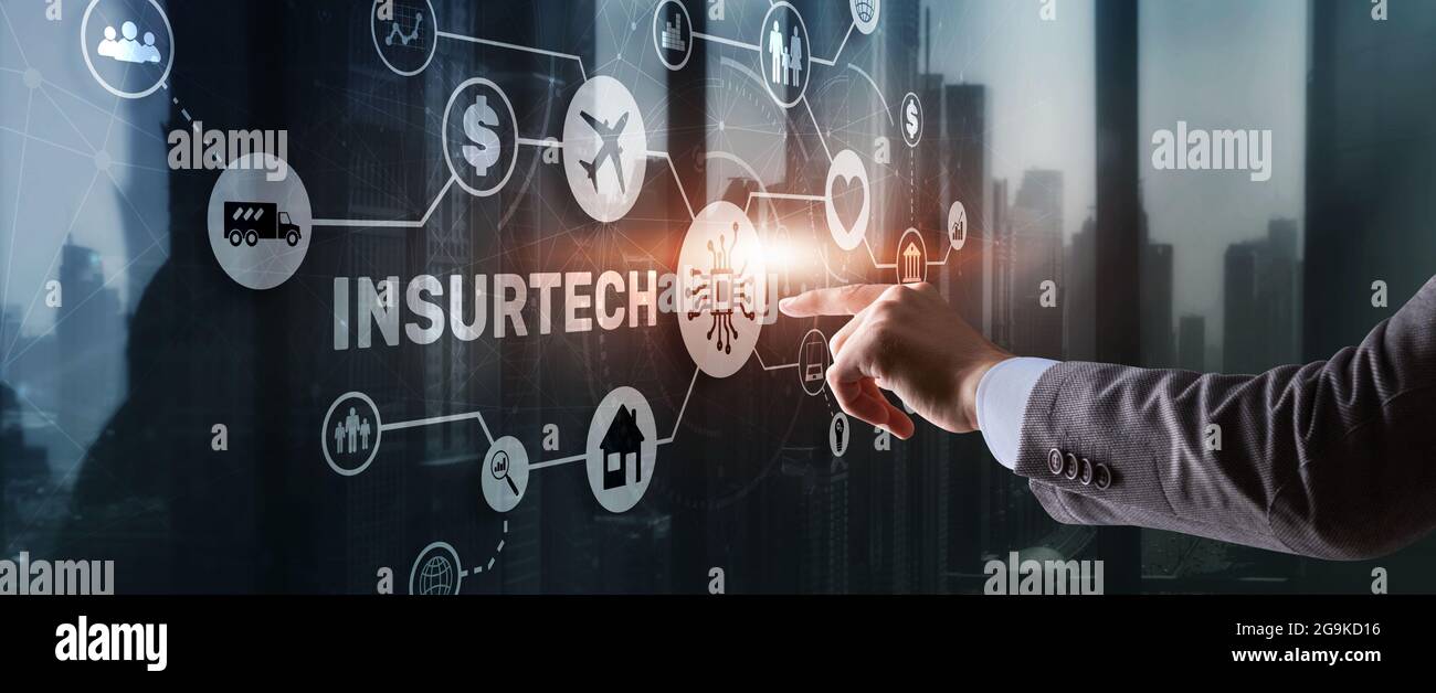 Insurtech. New insurance model 2021. Finance concept Stock Photo - Alamy