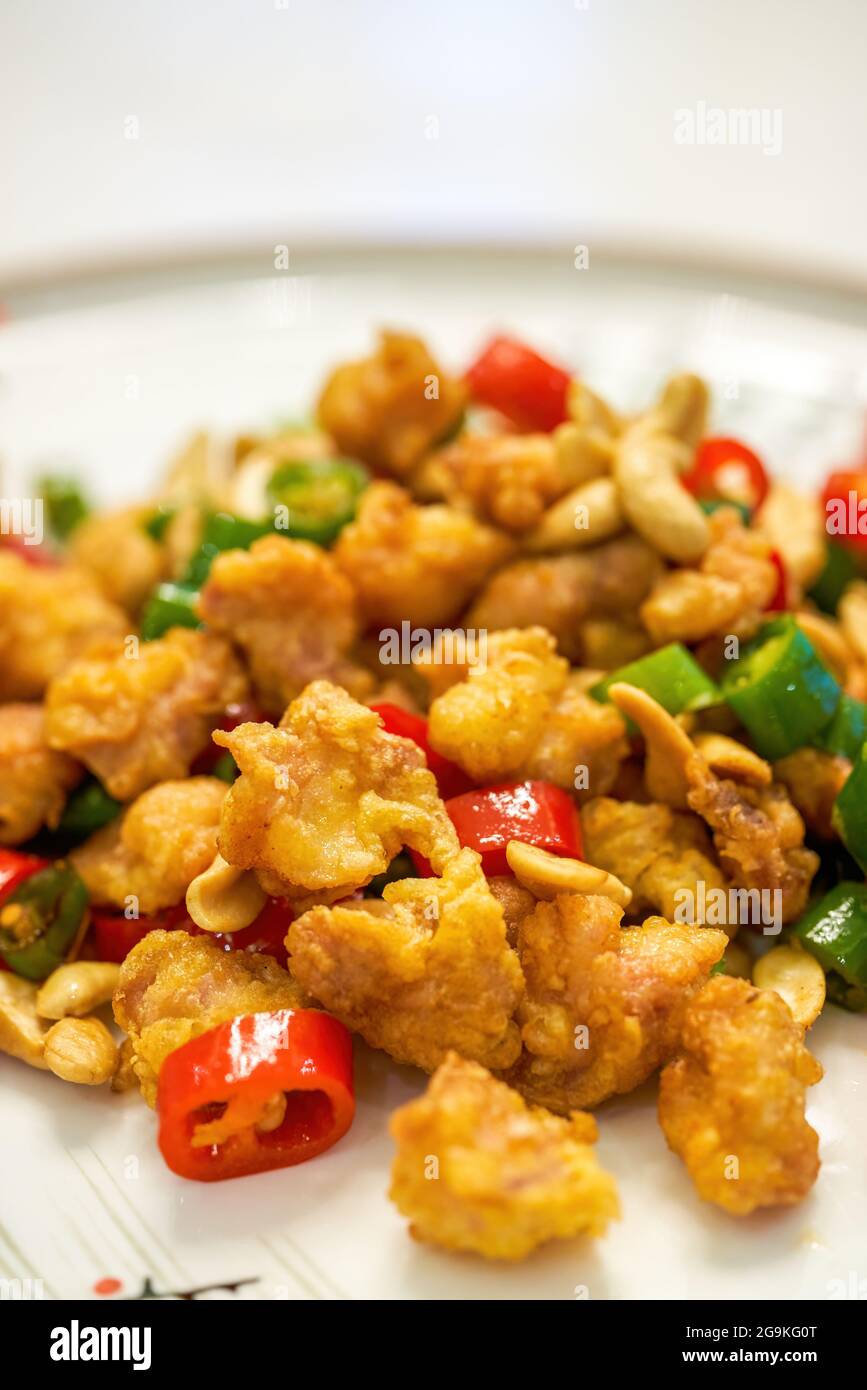 A Delicious Chinese Dish Deep Fried Chicken Paw With Salt And Pepper Stock Photo Alamy