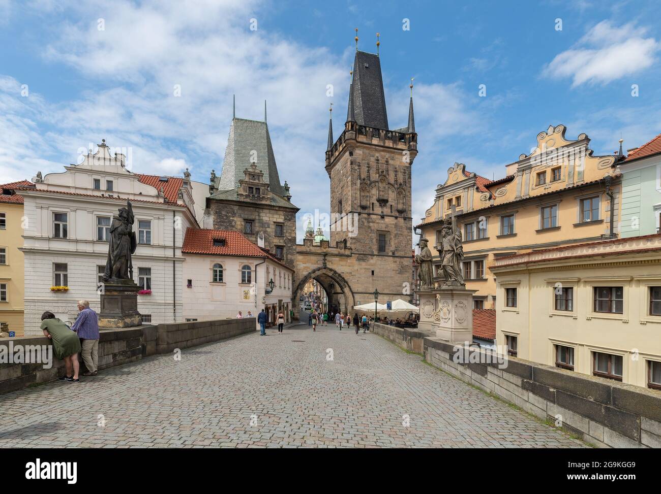 Architecture of the capital of the Czech Republic - Prague (Praha, Prag) Stock Photo