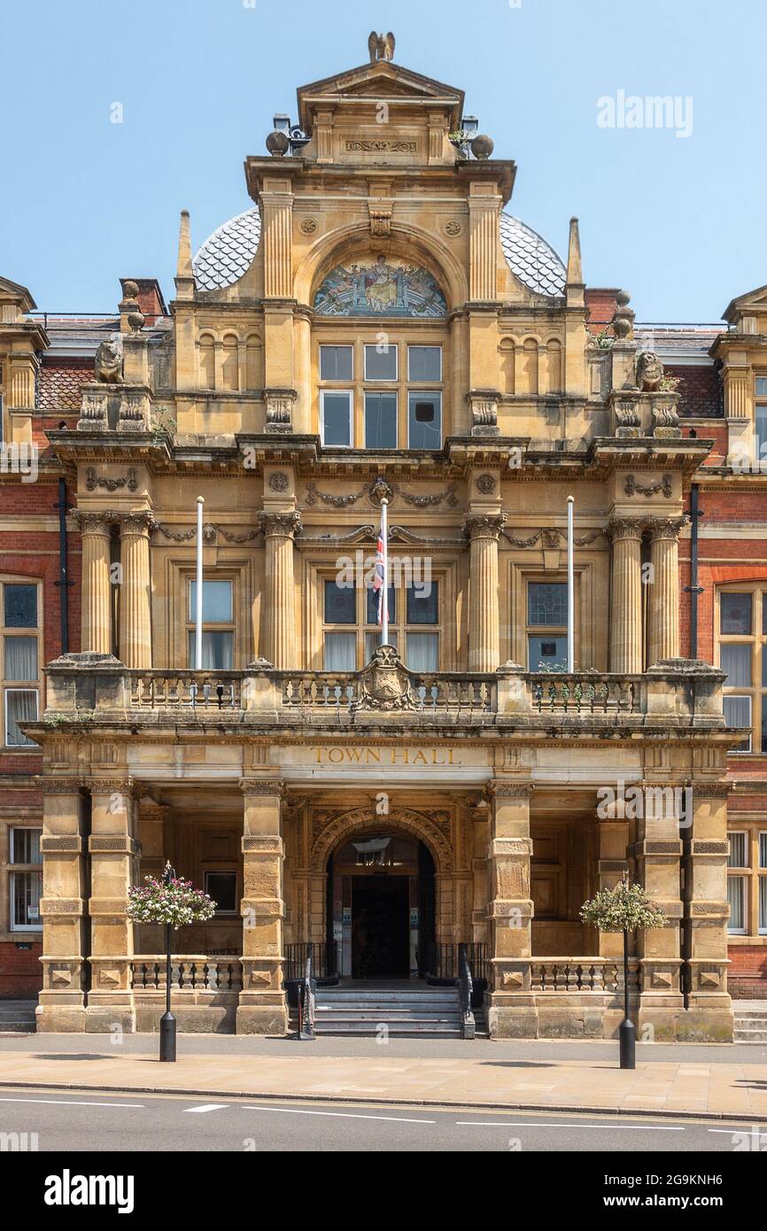 Royal Leamington Spa Town Hall Stock Photo Alamy