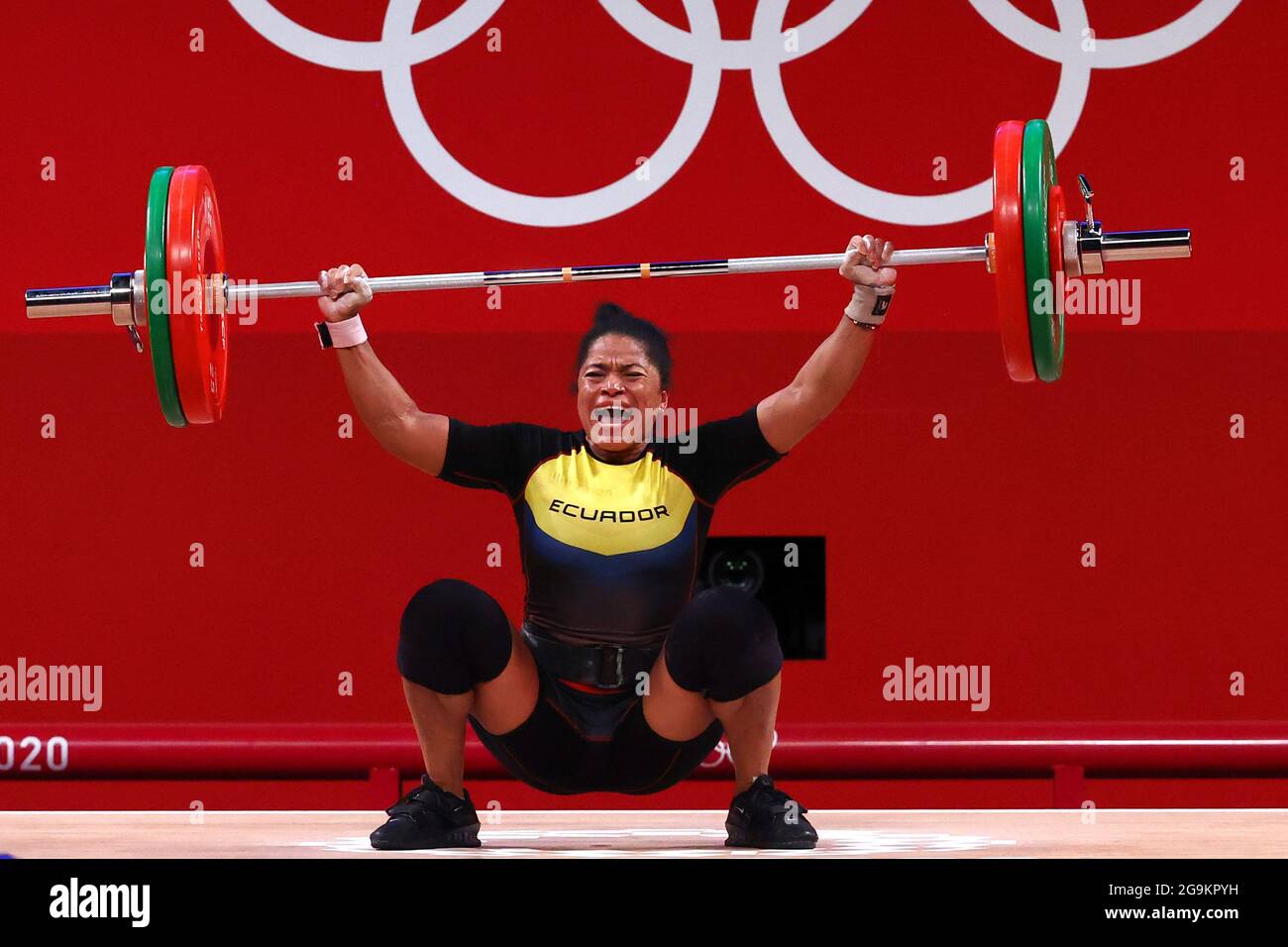 Tokyo 2020 Olympics - Weightlifting - Women's 59kg - Group A - Tokyo  International Forum, Tokyo, Japan - July 27, 2021. Alexandra Escobar of  Ecuador in action. REUTERS/Edgard Garrido Stock Photo - Alamy