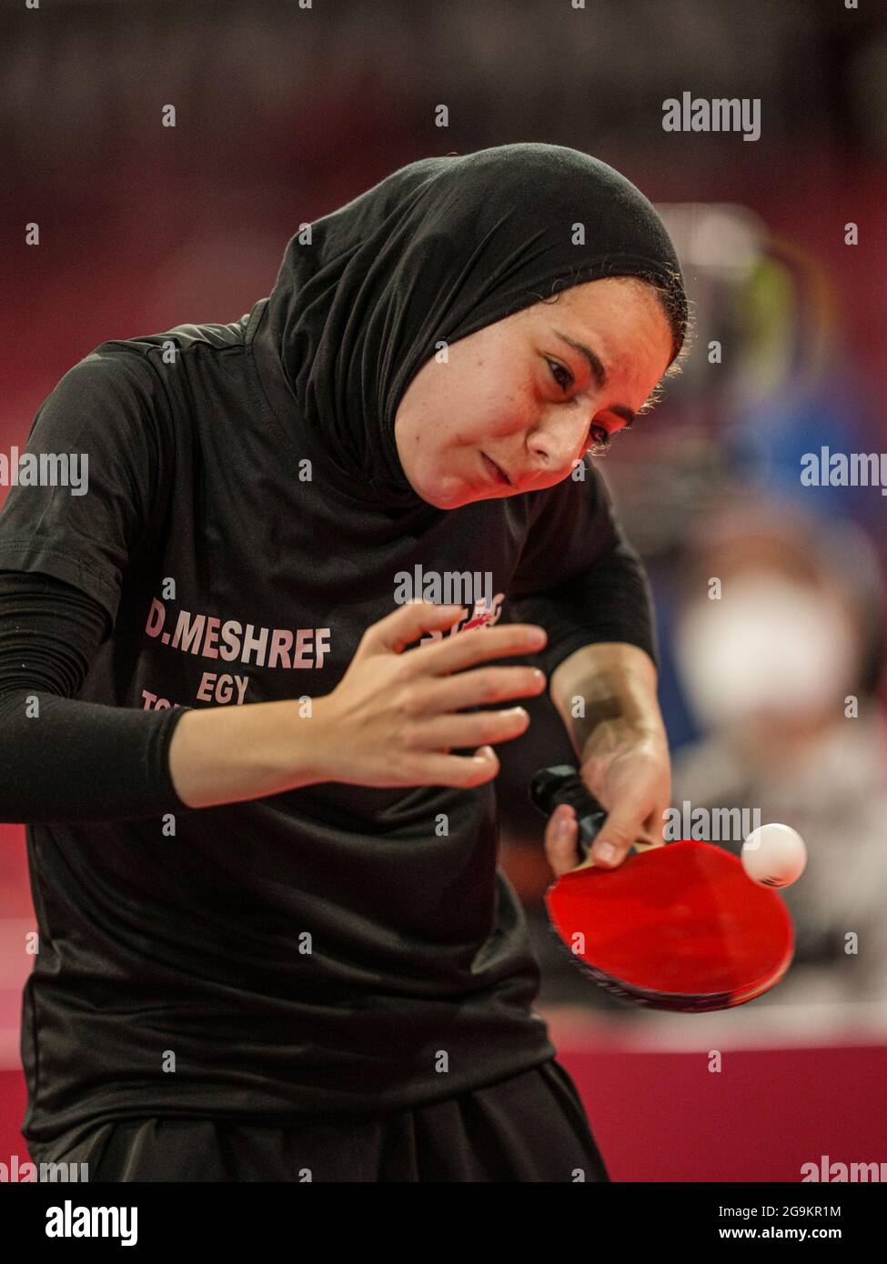 Tokyo, Japan. 27th July, 2021. TOKYO, JAPAN - JULY 27: Dina Meshref of ...