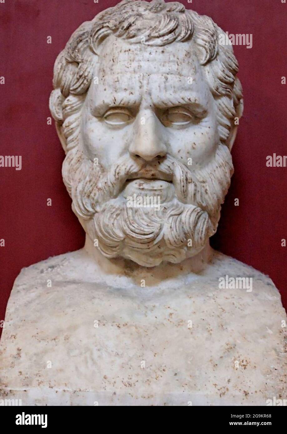6884. Bias of Priene, Greek sage philosopher, orator and judge, c. 6th. C. BC. Stock Photo