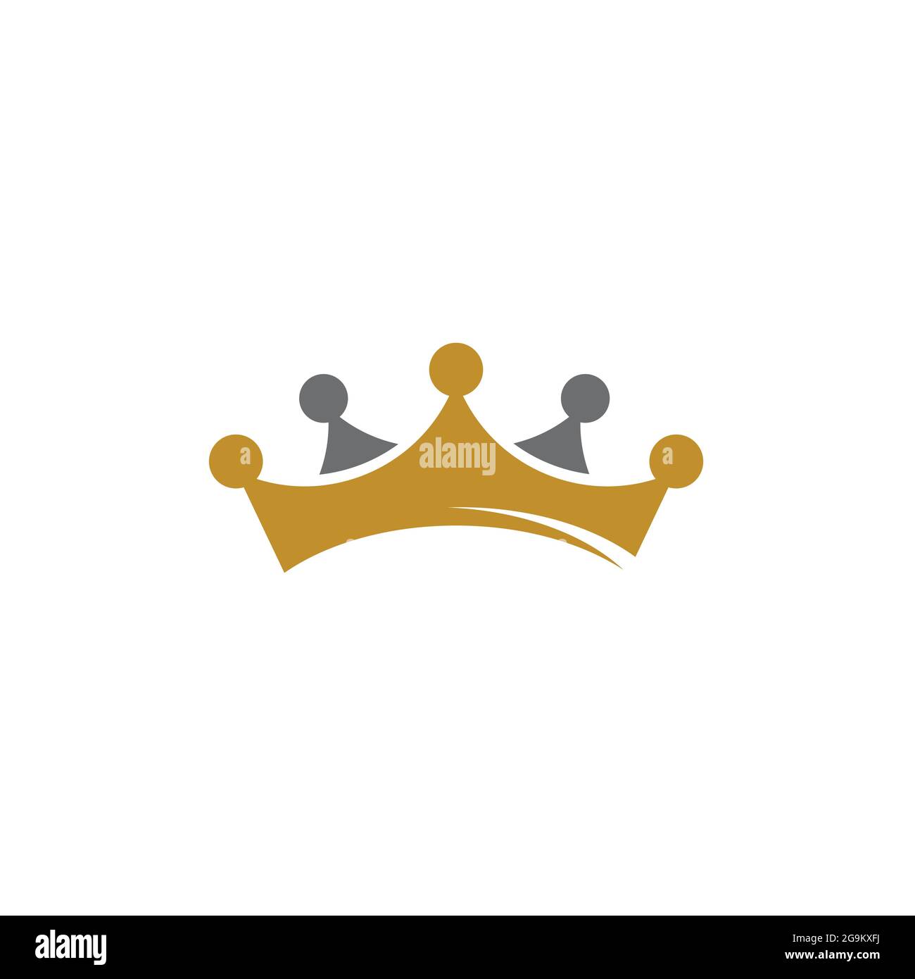 Crown Logo Template vector icon illustration design Stock Vector Image ...