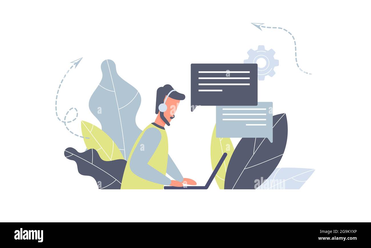 Customer support remote technical hi-res stock photography and images ...