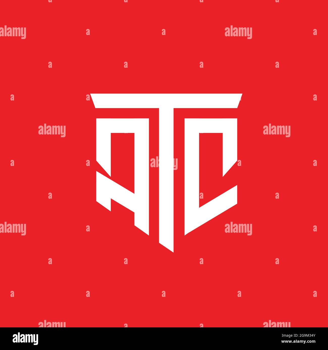 Atc shield logo design Stock Vector Images Alamy