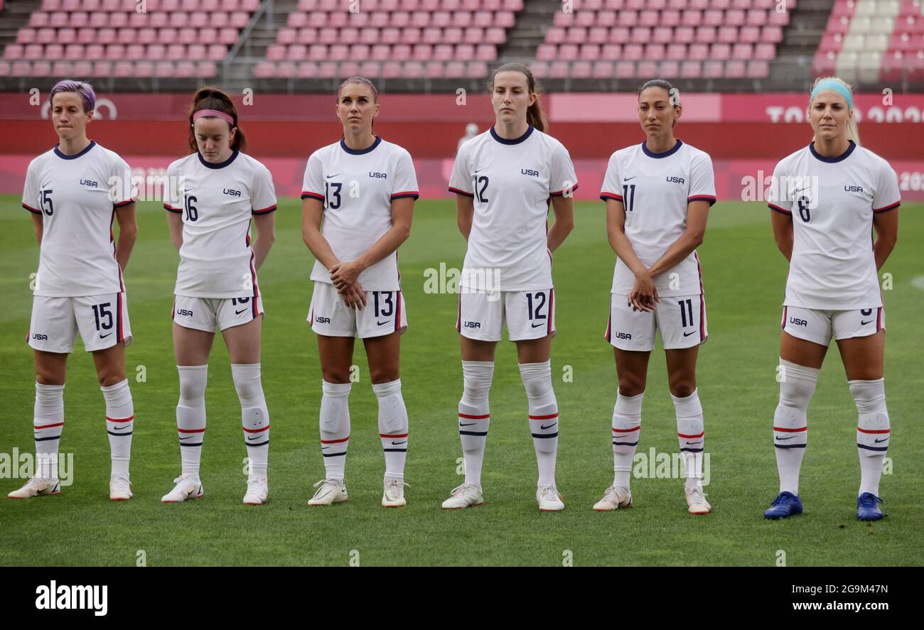 Tokyo Olympics Soccer Football Women Group G United States V Australia Ibaraki Kashima Stadium Ibaraki Tokyo Olympics Soccer Football Women Group G United States V Australia Ibaraki Kashima Stadium Ibaraki